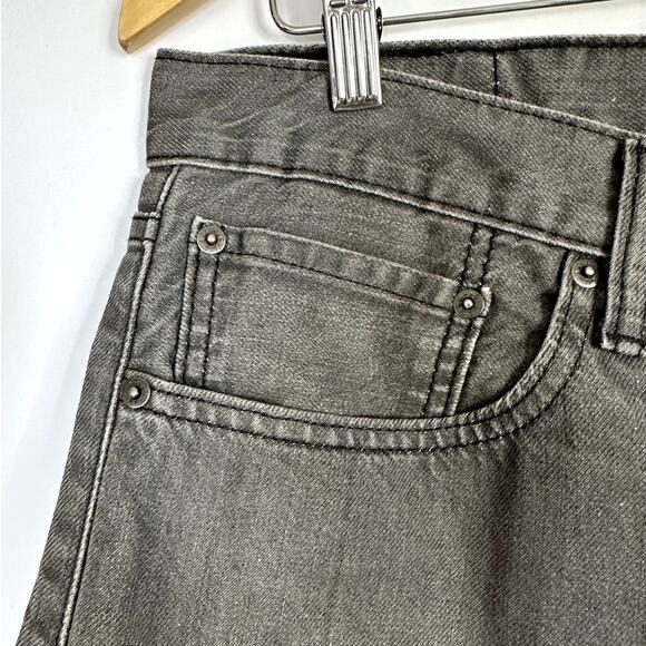 Levi's 508 Jeans Size 34 x 34 Gray Black Label Tapered Fit Denim Discontinued - Picture 6 of 13